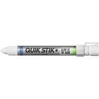Markal 028850 Quik Stik&reg;+ Glow In The Dark Premium Paint Marker, Solid Stick, White