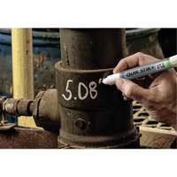 Markal 028850 Quik Stik&reg;+ Glow In The Dark Premium Paint Marker, Solid Stick, White