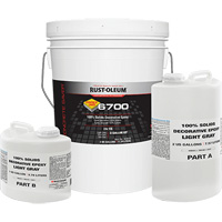 Rust-Oleum 394228 6700 100% Solids Decorative Epoxy, 3 gal., Epoxy-Based, High-Gloss, Grey