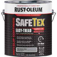  KR972 Rev&ecirc;tement d'acrylique SafeTex Easy-Tread, 1 gal., &agrave; l'eau, Fini mat profond/Textur&eacute;, Gris