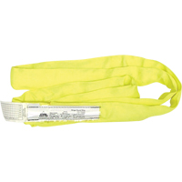 Round Slings, Yellow, 2" W x 10' L, 9000 lbs. Vertical Load  LT577 | TENAQUIP