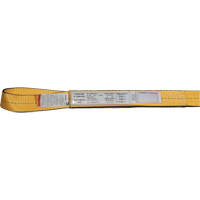 Nylon Slings, Single Ply, Double Eye, Type 3, 1" W x 3' L, 1600 lbs. Vertical Load Limit LU292 | TENAQUIP