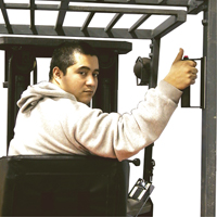 Ideal Warehouse Innovations 70-1080 Poign&eacute;e de recul pour chariot &eacute;l&eacute;vateur &agrave; fourche