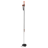Vestil ELH-05-20 Mini palan &agrave; levier, Lev&eacute;e 20', Cabacit&eacute; 500 lb (0,25 tonne), Chaîne en Acier