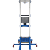 Vestil A-LIFT-CB-EHP Fork Lift Stacker - Counterbalance Design, Hand Winch Operated, 350 lbs. Capacity, 122" Max Lift