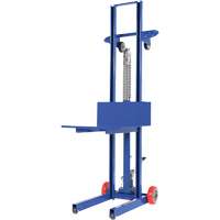 Hydraulic Platform Lift Stacker, Foot Pump Operated, 400 lbs. Capacity, 51-1/8" Max Lift LU507 | TENAQUIP