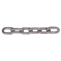 Ben-Mor 52021 Hot-Dipped Galvanized Chains, Carbon Steel, 3/16" x 150' (45.7 m) L, Grade 30, 630 lbs. (0.315 tons) Load Capacity