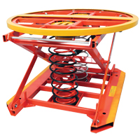Wesco 272986 Spring Operated Pallet Positioner and Leveler, 43-1/2" L x 43-1/2" W, 4500 lbs. Cap.