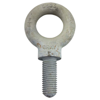 Gray Tools 88728 Boulon &agrave; œil, 3-3/16" dia, 2-1/4" lo, Galvanis&eacute;, 10600 lb (5,3 tonnes) capacit&eacute;