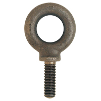Gray Tools BS16M Eye Bolt, 65 mm Dia., 44.5 mm L, Uncoated Natural Finish, 3520 lbs. (1.76 tons) Capacity