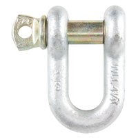 Screw Pin Chain Shackle, 5/8", Screw Pin, Hot Dip Galvanized  LU776 | TENAQUIP