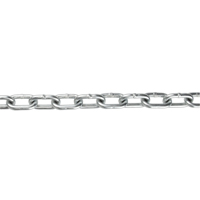 Straight Link Chain, Low Carbon Steel, 1/4" x 140' (42.7 m) L, Grade 30, 1300 lbs. (0.65 tons) Load Capacity  LU942 | TENAQUIP