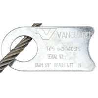 Vanguard Steel 3202 2406 Wire Rope Lifting Sling - Eye & Eye
