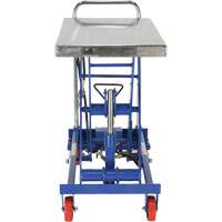 Vestil AIR-1000 Pneumatic Hydraulic Scissor Lift Table, Steel, 32-1/2" L x 19-3/4" W, 1000 lbs. Cap.