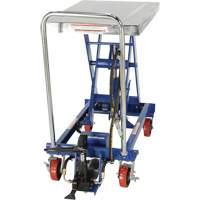 Vestil AIR-1000 Pneumatic Hydraulic Scissor Lift Table, Steel, 32-1/2" L x 19-3/4" W, 1000 lbs. Cap.