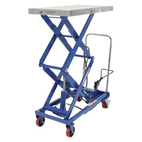 Vestil AIR-800-D Pneumatic Hydraulic Scissor Lift Table, Steel, 35-1/2" L x 20" W, 800 lbs. Cap.