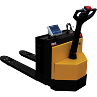 Vestil EPT-2748-45-SCL Fully Powered Electric Pallet Truck With  Scale, 4500 lbs. Cap., 48" L x 30.25" W