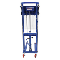 Vestil HYD-15 Hefti-Lift Load Stacker, Foot Pump Operated, 1500 lbs. Capacity, 63" Max Lift