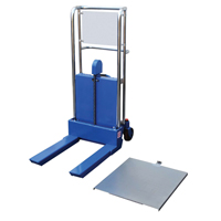 Vestil HYD-3 Hefti-Lift Load Stacker, Foot Pump Operated, 880 lbs. Capacity, 35" Max Lift