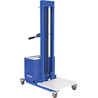 Vestil PEL-400S-72-D3 Quick Lift Stacker, Electric Operated, 400 lbs. Capacity, 72" Max Lift