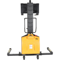 Vestil SLNM15-63-AA Narrow Mast Powered Lift Stacker, Electric Operated, 1500 lbs. Capacity, 63" Max Lift