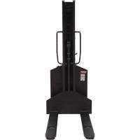 Vestil SLNM-63-FF Narrow Mast Powered Lift Stacker, Electric Operated, 1000 lbs. Capacity, 63" Max Lift