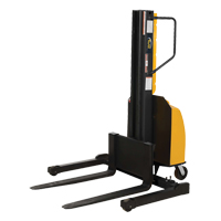 Narrow Mast Powered Lift Stacker, Electric Operated, 1500 lbs. Capacity, 98" Max Lift LV591 | TENAQUIP