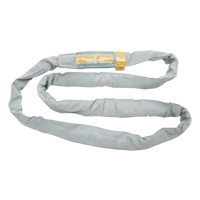 Vanguard Steel 3406 9012 Polyester Round Sling, Grey, 6" W x 12' L, 32000 lbs. Vertical Load