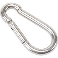 KLETON LW276 Stainless Steel Snap Hook, 500 lbs (0.25 tons) Working Load Limit, 5/16" Size, 1/2" Eye