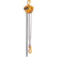 Kito Manual Chain Hoist, 15' Lift, 2000 lbs. (1 tons) Capacity, Steel Chain  LW420 | TENAQUIP