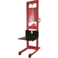 Wesco 270214 Winch Stacker, Hand Winch Operated, 1000 lbs. Capacity, 70" Max Lift