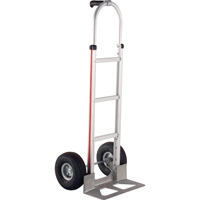 Magliner HMK117UA1 Knocked Down Hand Truck, Single Grip Handle, Aluminum, 52" Height, 500 lbs. Capacity