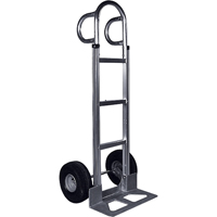 Magliner HMK1LBUA1 Knocked Down Hand Truck, P-Handle Handle, Aluminum, 52" Height, 500 lbs. Capacity