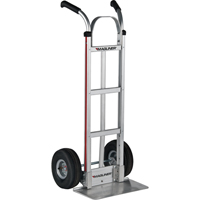 Magliner HMK116G11V Knocked Down Hand Truck, Dual Handle, Aluminum, 48" Height, 500 lbs. Capacity