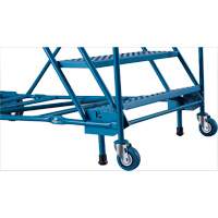 KLETON MA622 Escabeau roulant certifi&eacute; CSA avec marche verrouillable, 8 marches, Largeur de la marche 30", Hauteur de la plateforme 72", Acier