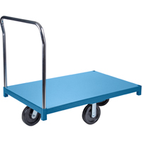 KLETON MB156 Chariot &agrave; plateforme robuste, 72" lo x 36" la x Capacit&eacute; 2500 lb, Roues en Nylon