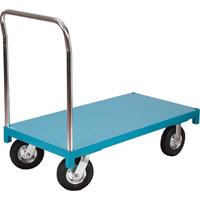 KLETON MB242 Platform Truck, 48" L x 24" W, 1000 lbs. Capacity, Pneumatic Casters
