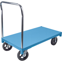 Platform Truck, 36" L x 24" W, 1400 lbs. Capacity, Rubber Casters MB236 | TENAQUIP