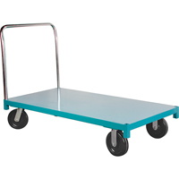 KLETON MB249 Platform Truck, 60" L x 30" W, 1400 lbs. Capacity, Nylon Casters