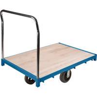 KLETON MB298 Chariot &agrave; plateforme robuste, 48" lo x 24" la x Capacit&eacute; 2000 lb, Roues en Caoutchouc