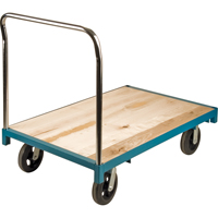 Heavy-Duty Platform Truck, 48" L x 30" W, 2000 lbs. Capacity, Rubber Casters MB304 | TENAQUIP