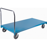 KLETON MB319 Heavy-Duty Platform Truck, 72" L x 36" W, 2000 lbs. Capacity, Rubber Casters