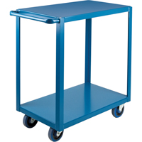 Heavy-Duty Shelf Carts, 2 Tiers, 18" W x 36" H x 30" D, 1200 lbs. Capacity MB444 | TENAQUIP