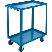 Heavy-Duty Shelf Carts, 2 Tiers, 18" W x 36" H x 33" D, 1200 lbs. Capacity MB445 | TENAQUIP