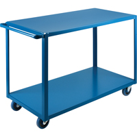 KLETON MB446 Chariots &agrave; tablettes robustes, 2 Tiers, 24" la x 36" h x 39" p, Capacit&eacute; 1200 lb