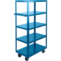 Heavy-Duty Shelf Cart, 5 Tiers, 18" W x 61" H x 30" D, 1200 lbs. Capacity MB473 | TENAQUIP