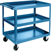 KLETON MB487 Chariots &agrave; tablette, 3 Tiers, 24" la x 36" h x 48" p, Capacit&eacute; 900 lb