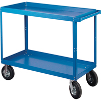 KLETON MB488 Shelf Carts , 2 Tiers, 24" W x 40" H x 36" D, 900 lbs. Capacity