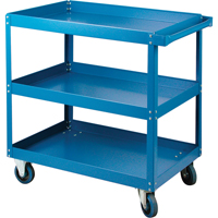 KLETON MB497 Chariots &agrave; tablette, 3 Tiers, 24" la x 36" h x 48" p, Capacit&eacute; 900 lb