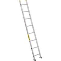 Industrial Heavy-Duty Straight Ladders, 8', Aluminum, 300 lbs., CSA Grade 1A MD506 | TENAQUIP